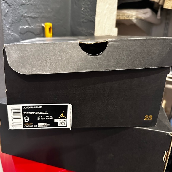 Jordan 6rings black and metallic gold size 9 in Men’s - Picture 9 of 9